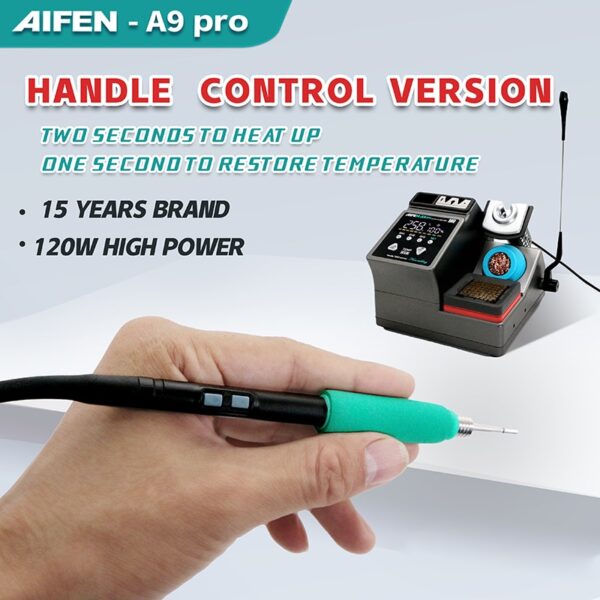 AIFEN– Station de soudage intelligente A9PRO, Compatible les poignées C115/C210/C245, réparation des téléphones et des PCB BGA